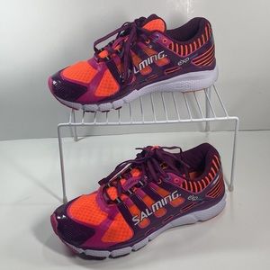 Salming Exo Skeleton Speed 5 Pink and Orange Running Shoes